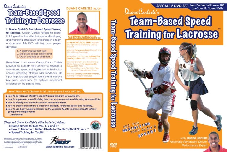 Team-Based Speed Training for Lacrosse DVD Cover