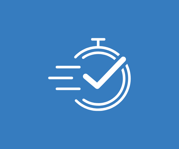 Icon of a time clock